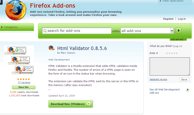 windowslivewriterhtmlvalidatorfirefoxaddonfindhtmlerrorsi-9db1html-validator-firefox-addon 开发人员必备的火狐插件